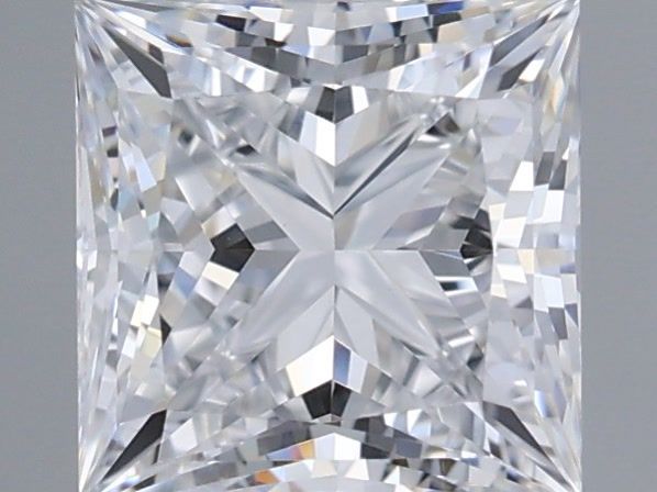 1.07 Carat Princess Shaped, Ideal Cut, D Color, VVS1 Clarity, IGI Certified Lab Grown Diamond