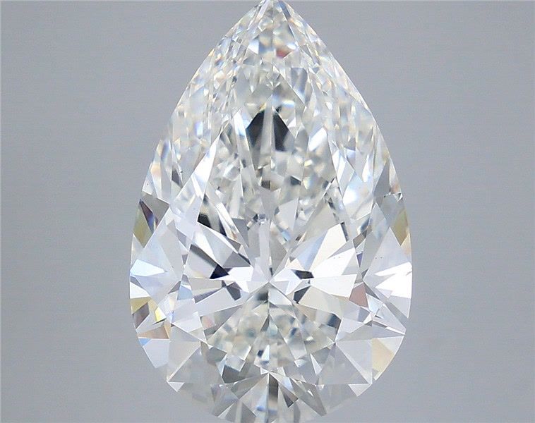7.03 Carat Pear Shaped, Very Good Cut, F Color, VS1 Clarity, IGI Certified Lab Grown Diamond