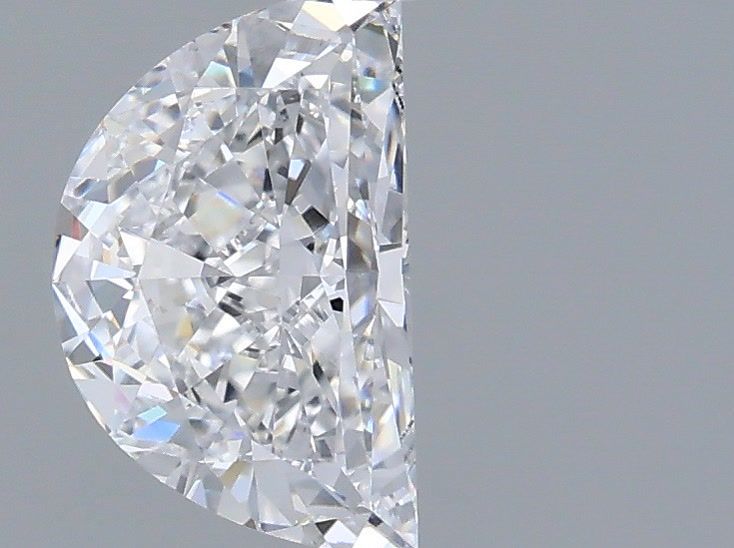 1.03 Carat Half Moon Shaped, Very Good Cut, D Color, VVS1 Clarity, IGI Certified Lab Grown Diamond