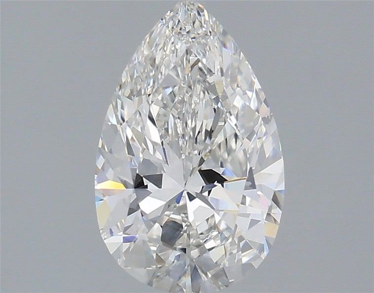 1.36 Carat Pear Shaped, Very Good Cut, F Color, VVS2 Clarity, IGI Certified Lab Grown Diamond