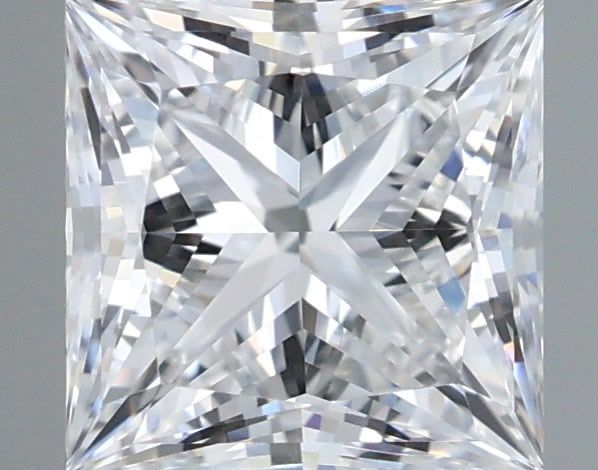 1.23 Carat Princess Shaped, Ideal Cut, D Color, VVS2 Clarity, IGI Certified Lab Grown Diamond