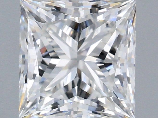 2.07 Carat Princess Shaped, Ideal Cut, F Color, VVS2 Clarity, IGI Certified Lab Grown Diamond