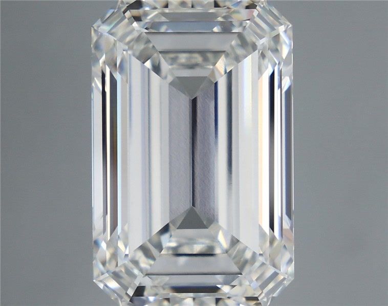 15.08 Carat Emerald Shaped, Very Good Cut, F Color, VVS2 Clarity, IGI Certified Lab Grown Diamond