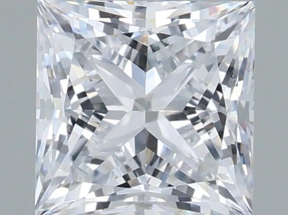 1.06 Carat Princess Shaped, Very Good Cut, D Color, VVS2 Clarity, IGI Certified Lab Grown Diamond