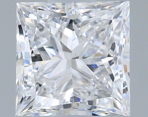 0.76 Carat Princess Shaped, Very Good Cut, D Color, VS1 Clarity, IGI Certified Lab Grown Diamond