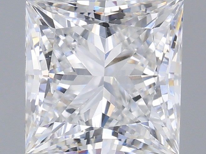 1.01 Carat Princess Shaped, Very Good Cut, D Color, VVS2 Clarity, IGI Certified Lab Grown Diamond