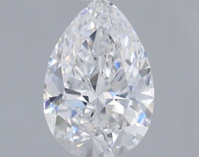 0.54 Carat Pear Shaped, Very Good Cut, D Color, VS1 Clarity, IGI Certified Lab Grown Diamond