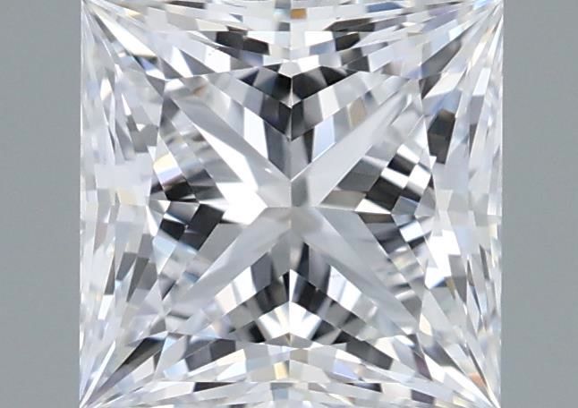 1.20 Carat Princess Shaped, Ideal Cut, D Color, VS1 Clarity, IGI Certified Lab Grown Diamond