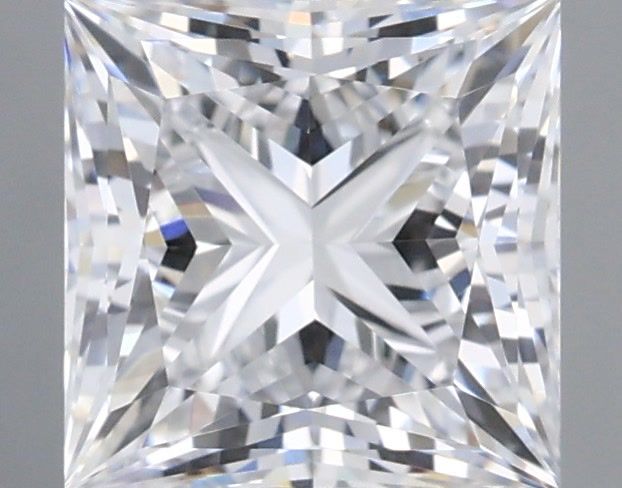 1.04 Carat Princess Shaped, Ideal Cut, D Color, VVS1 Clarity, IGI Certified Lab Grown Diamond