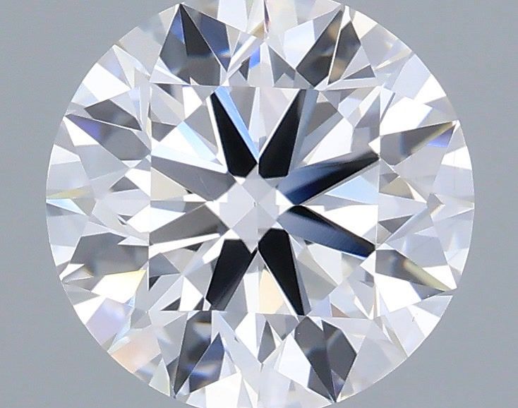 1.55 Carat Round Shaped, Ideal Cut, D Color, VS2 Clarity, IGI Certified Lab Grown Diamond