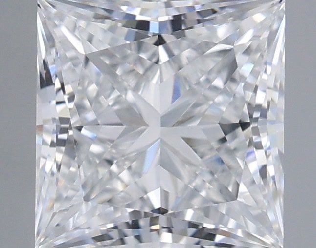 1.03 Carat Princess Shaped, Very Good Cut, D Color, VVS2 Clarity, IGI Certified Lab Grown Diamond