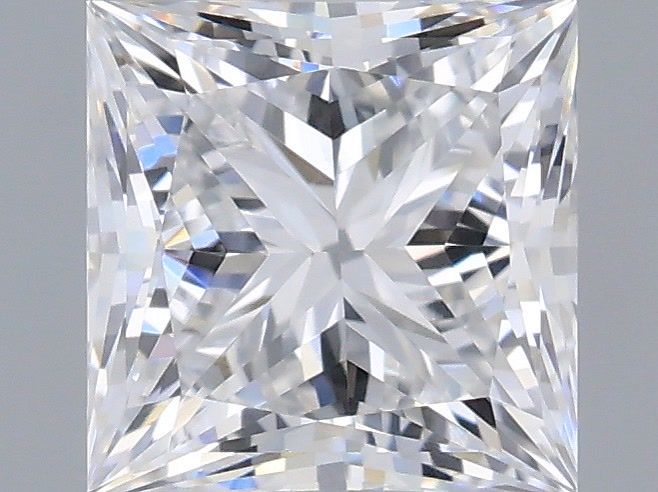 0.76 Carat Princess Shaped, Very Good Cut, D Color, VVS1 Clarity, IGI Certified Lab Grown Diamond