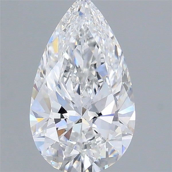 1.42 Carat Pear Shaped, Ideal Cut, D Color, VVS2 Clarity, IGI Certified Lab Grown Diamond