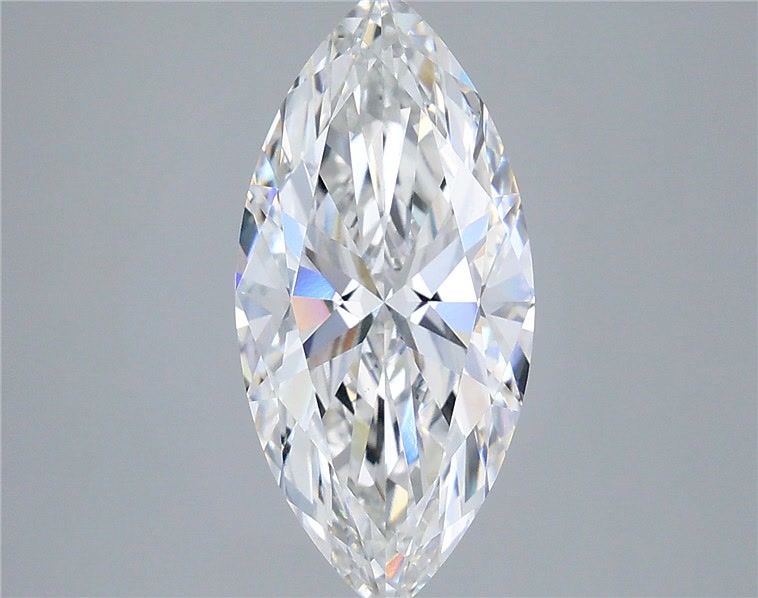 3.51 Carat Marquise Shaped, Ideal Cut, F Color, VVS2 Clarity, IGI Certified Lab Grown Diamond