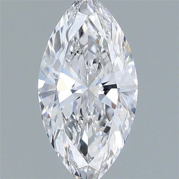 0.50 Carat Marquise Shaped, Very Good Cut, D Color, VS2 Clarity, IGI Certified Lab Grown Diamond