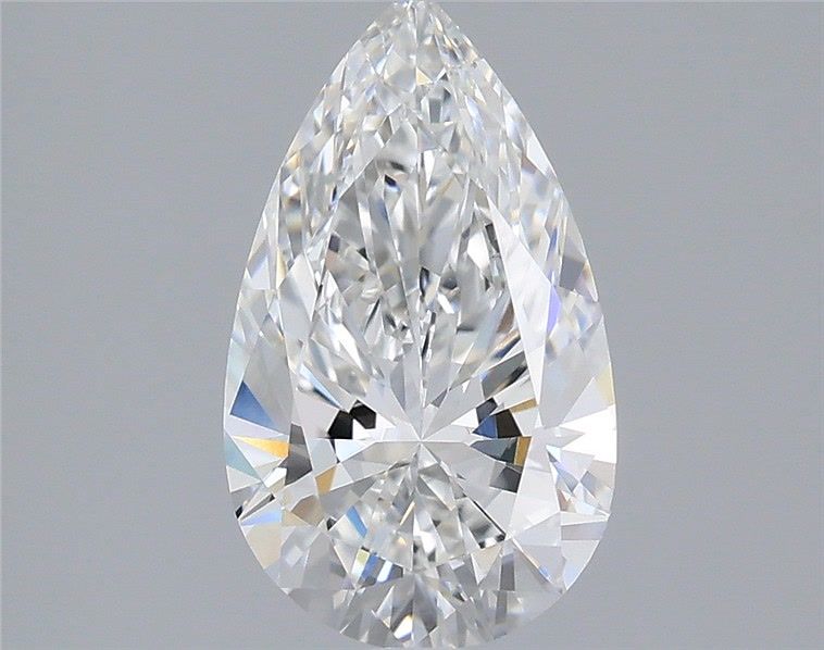 2.03 Carat Pear Shaped, Ideal Cut, E Color, VVS2 Clarity, IGI Certified Lab Grown Diamond