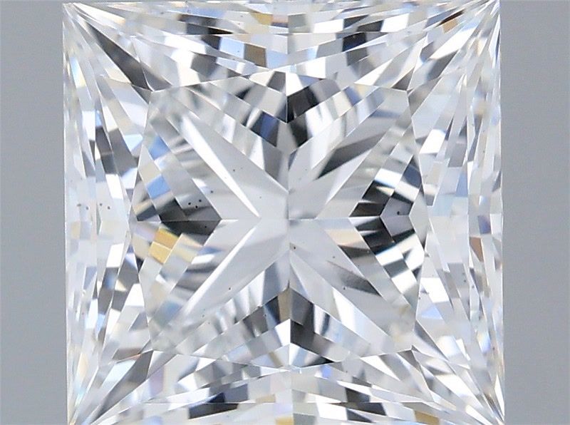 2.41 Carat Princess Shaped, Ideal Cut, E Color, VS2 Clarity, IGI Certified Lab Grown Diamond