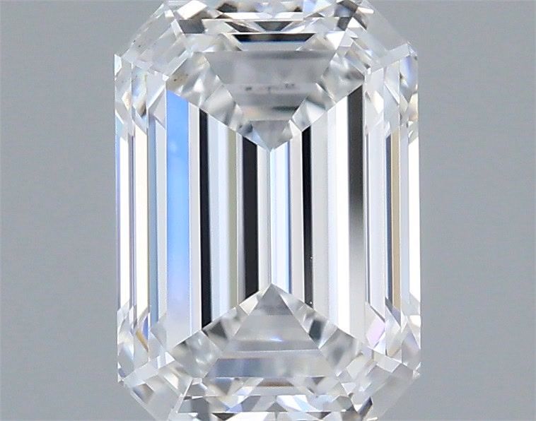 1.53 Carat Emerald Shaped, Very Good Cut, D Color, VS1 Clarity, IGI Certified Lab Grown Diamond