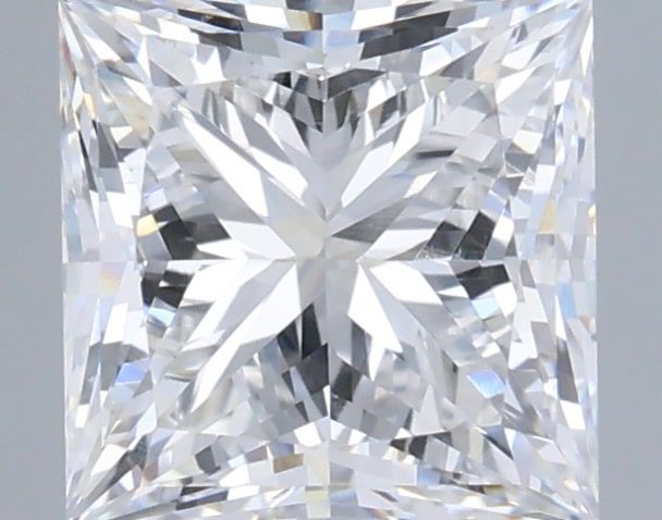 1.08 Carat Princess Shaped, Very Good Cut, D Color, VVS2 Clarity, IGI Certified Lab Grown Diamond