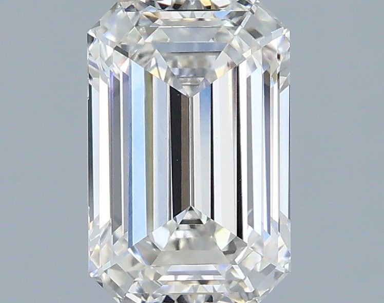 2.09 Carat Emerald Shaped, Ideal Cut, G Color, VS1 Clarity, IGI Certified Lab Grown Diamond