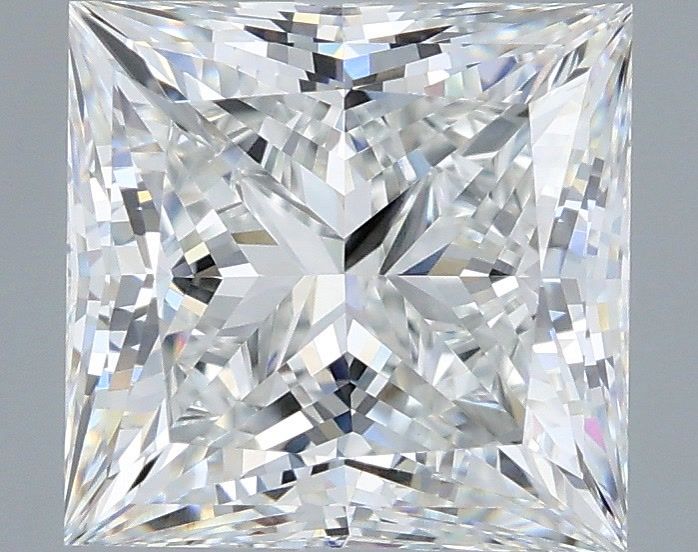 2.82 Carat Princess Shaped, Very Good Cut, D Color, VVS2 Clarity, IGI Certified Lab Grown Diamond