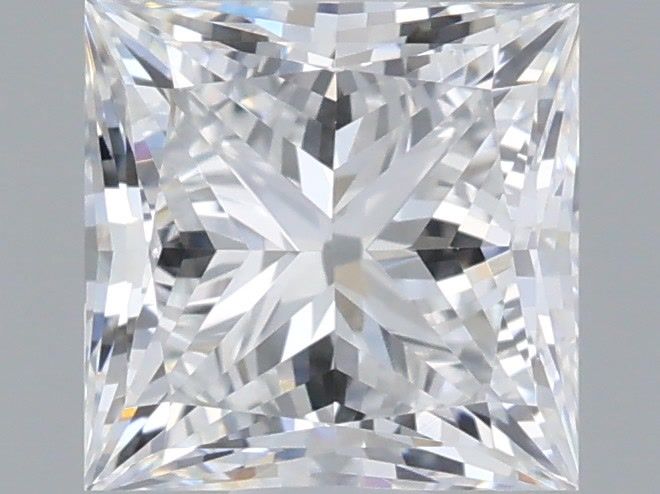 1.02 Carat Princess Shaped, Very Good Cut, D Color, VVS2 Clarity, IGI Certified Lab Grown Diamond