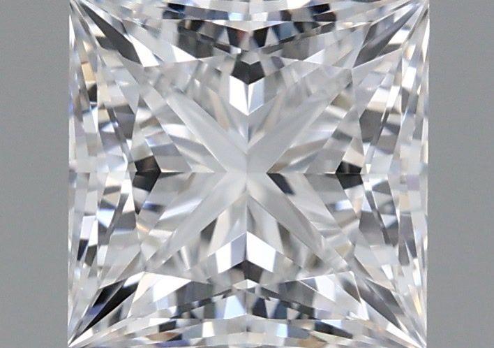 1.03 Carat Princess Shaped, Ideal Cut, E Color, VVS1 Clarity, IGI Certified Lab Grown Diamond