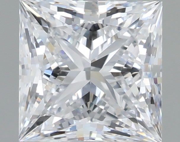 0.98 Carat Princess Shaped, Ideal Cut, D Color, VVS2 Clarity, IGI Certified Lab Grown Diamond