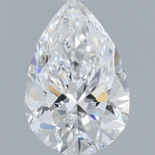 1.00 Carat Pear Shaped, Very Good Cut, D Color, VVS2 Clarity, IGI Certified Lab Grown Diamond