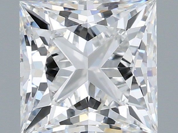 2.07 Carat Princess Shaped, Ideal Cut, E Color, VVS2 Clarity, IGI Certified Lab Grown Diamond