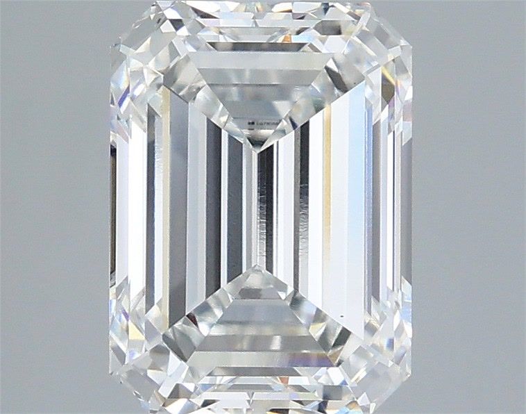 3.09 Carat Emerald Shaped, Very Good Cut, F Color, VS1 Clarity, IGI Certified Lab Grown Diamond