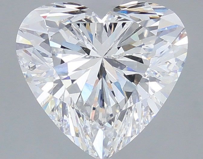 3.31 Carat Heart Shaped, Very Good Cut, D Color, VVS2 Clarity, IGI Certified Lab Grown Diamond