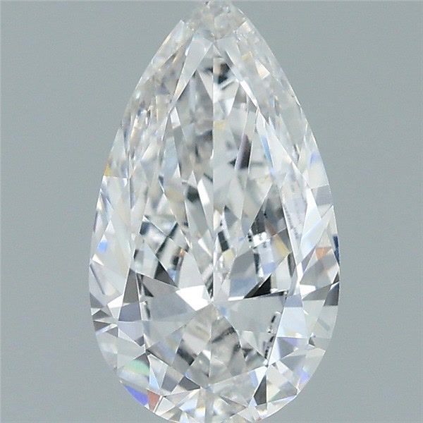 0.88 Carat Pear Shaped, Excellent Cut, E Color, VVS2 Clarity, IGI Certified Lab Grown Diamond