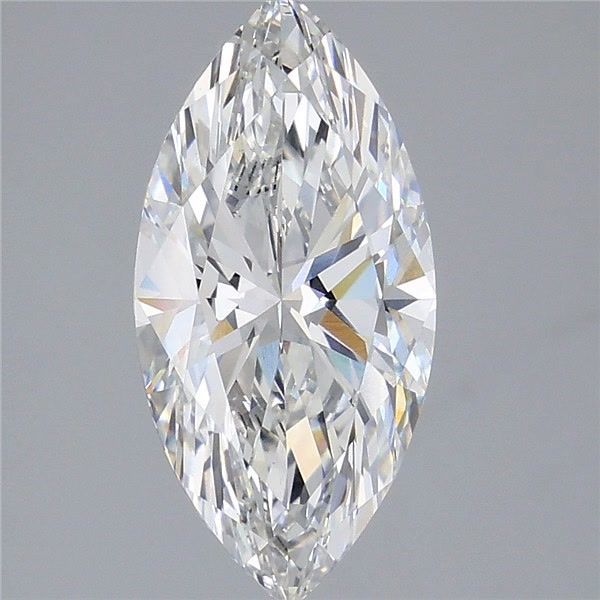 3.04 Carat Marquise Shaped, Ideal Cut, F Color, VVS2 Clarity, IGI Certified Lab Grown Diamond