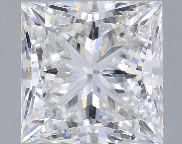 1.03 Carat Princess Shaped, Very Good Cut, D Color, VVS2 Clarity, IGI Certified Lab Grown Diamond