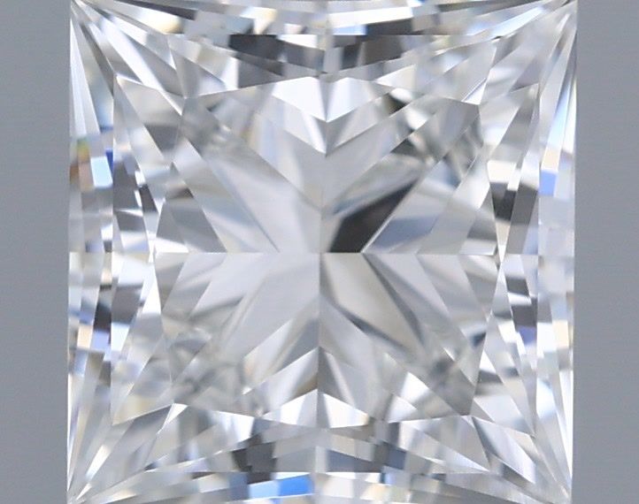 1.07 Carat Princess Shaped, Ideal Cut, F Color, VVS1 Clarity, IGI Certified Lab Grown Diamond