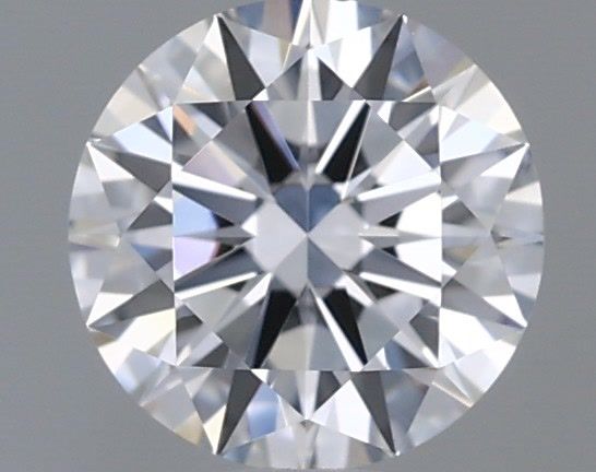 0.54 Carat Round Shaped, Excellent Cut, E Color, VVS2 Clarity, IGI Certified Lab Grown Diamond