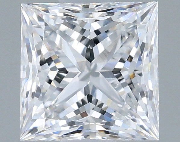 0.78 Carat Princess Shaped, Very Good Cut, D Color, VVS1 Clarity, IGI Certified Lab Grown Diamond