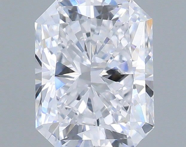 0.52 Carat Radiant Shaped, Very Good Cut, D Color, VVS2 Clarity, IGI Certified Lab Grown Diamond