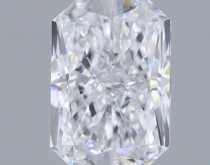 0.54 Carat Radiant Shaped, Very Good Cut, D Color, VVS1 Clarity, IGI Certified Lab Grown Diamond