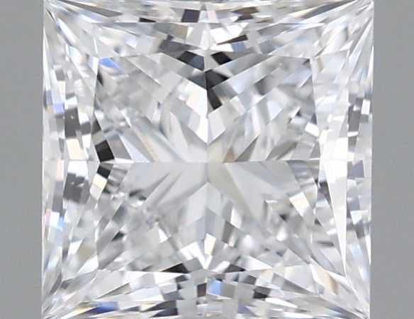 1.09 Carat Princess Shaped, Very Good Cut, D Color, VVS2 Clarity, IGI Certified Lab Grown Diamond