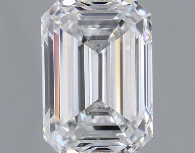 1.07 Carat Emerald Shaped, Ideal Cut, D Color, IF Clarity, IGI Certified Lab Grown Diamond