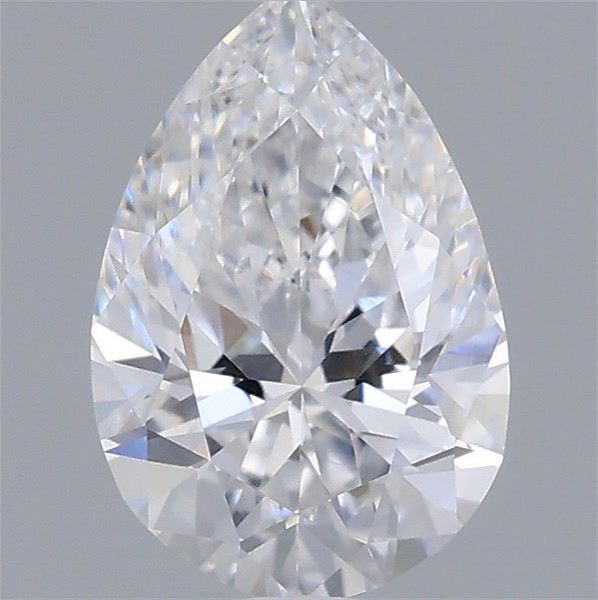 0.57 Carat Pear Shaped, Very Good Cut, D Color, VVS2 Clarity, IGI Certified Lab Grown Diamond