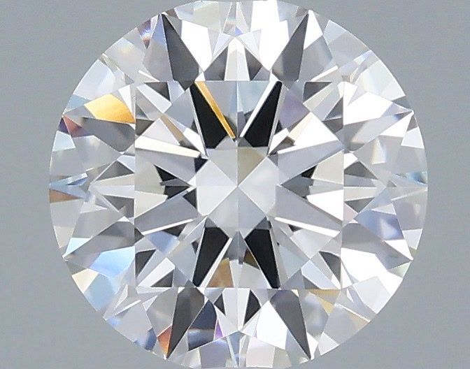 1.54 Carat Round Shaped, Ideal Cut, D Color, VVS2 Clarity, IGI Certified Lab Grown Diamond