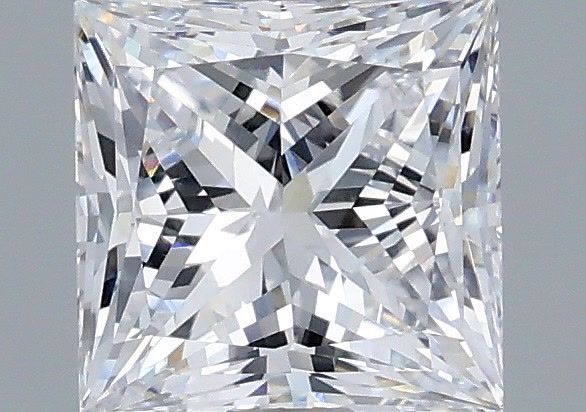 1.45 Carat Princess Shaped, Very Good Cut, D Color, VVS1 Clarity, IGI Certified Lab Grown Diamond