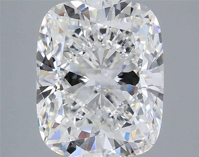 5.55 Carat Cushion Shaped, Ideal Cut, F Color, VVS2 Clarity, IGI Certified Lab Grown Diamond