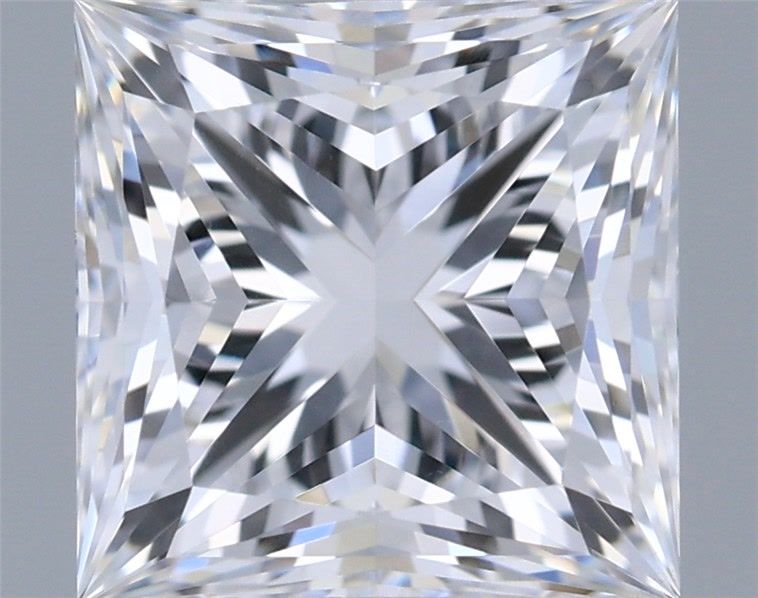1.20 Carat Princess Shaped, Excellent Cut, D Color, VVS2 Clarity, IGI Certified Lab Grown Diamond