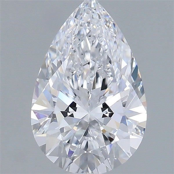 1.00 Carat Pear Shaped, Ideal Cut, D Color, VVS2 Clarity, IGI Certified Lab Grown Diamond