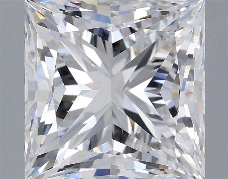 3.65 Carat Princess Shaped, Very Good Cut, D Color, VS1 Clarity, IGI Certified Lab Grown Diamond