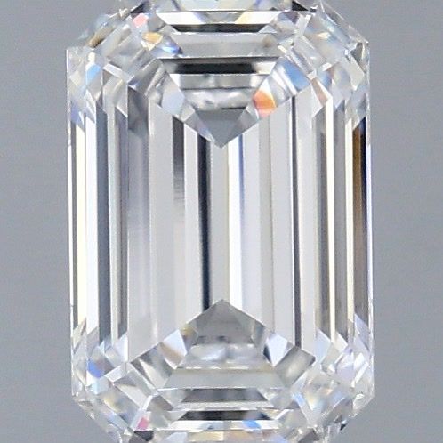 1.60 Carat Emerald Shaped, Ideal Cut, E Color, VVS2 Clarity, IGI Certified Lab Grown Diamond